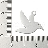 Non-Tarnish 304 Stainless Steel Pendants STAS-B056-20P-02-3