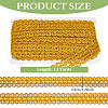 13 Yards Polyester Braided Metallic Lace Trim DIY-WH0632-44-2