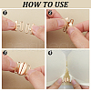   12Pcs 3 Colors Alloy Interlocking Clasps FIND-PH0021-43-4