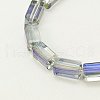 Electroplate Glass Beads EGLA-J023-8x4mm-02-1