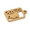 304 Stainless Steel Charms STAS-G355-07G-2