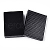 Rhombus Textured Cardboard Jewelry Boxes CBOX-T006-01G-1