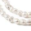 Electroplated Shell Pearl Beads Strands BSHE-M036-02B-3