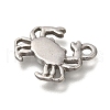 Anti-Tarnish 304 Stainless Steel Pendants STAS-M075-08P-2