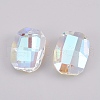 K9 Glass Rhinestone Pendants GLAA-K034-F02-A-2