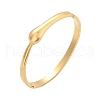 304 Stainless Steel Hinged Bangles for Women AJEW-P127-14G-4