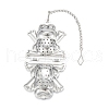 Frog Shape Tea Infuser AJEW-P091-05P-4