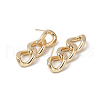 Brass Stud Earrings KK-L208-81G-2