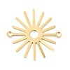 Brass Connector Charms X-KK-H435-10G-2