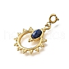 Ring and Oval 304 Stainless Steel Pendant Decorations STAS-H202-27G-2