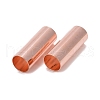 Brass Tube Beads KK-E774-81RG-2