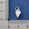 925 Sterling Silver Cheese Charms STER-D306-06S-4
