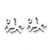 Tarnish Resistant 304 Stainless Steel Charms X-STAS-N092-94-2