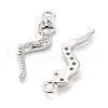 Brass Micro Pave Cubic Zirconia Pendants KK-E090-03P-2