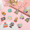 SUNNYCLUE 36Pcs 9 Styles Graduation Theme Acrylic Pendants OACR-SC0001-79-4
