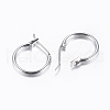 Brass Hoop Earrings KK-E720-01P-2