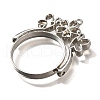 Alloy Open Back Bezel Pendants PALLOY-I223-02P-2