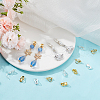 SUNNYCLUE 100Pcs 2 Colors Brass Clip-on Earring Findings KK-SC0004-17-4