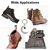 12Pcs 6 Styles Sun & Moon Alloy Shoe Charms HJEW-DR00003-6