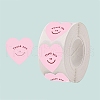 500Pcs Heart with Thank You Roll Stickers DIY-U008-01B-1