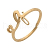 304 Stainless Steel Cuff Rings for Women RJEW-D285-01G-Q-1