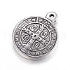 201 Stainless Steel Pendants STAS-F064-03P-2