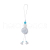 Glass Pendant Decorations HJEW-TA00321-03-2