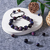 Kissitty DIY Stone Round Beads Bracelets Making Kits DIY-KS0001-20-6