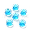 Transparent Acrylic European Beads TACR-P009-C01-10-1