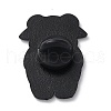 Panda with Heart Enamel Pin JEWB-A019-01D-2