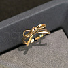 Zinc Alloy Cuff Rings FS-WGE65DB-01-2