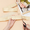 Polyester Jacquard Flower Ribbons SRIB-WH0011-167C-3