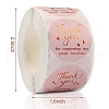 1.5 Inch Thank You Sticker DIY-WH0215-23-1