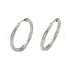 304 Stainless Steel Hoop Earrings EJEW-P177-P-27-1