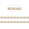Brass Enamel Curb Chains CHC-C003-13G-02-2