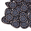 Printed Basswood Pendants WOOD-S045-006E-1