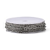 Tarnish Resistant 304 Stainless Steel Cable Chains CHS-K001-60-4