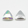 Pointed Back Glass Rhinestone Cabochons RGLA-T087-14mm-05-2