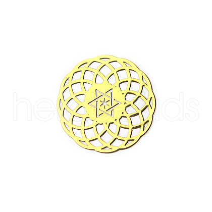 Brass Self Adhesive Decorative Stickers WG60667-23-1
