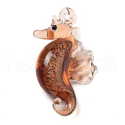 Handmade Lampwork Pendants LAMP-A004-02D-1