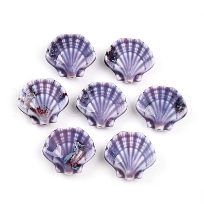 Handmade Porcelain Beads PORC-N009-01D-1