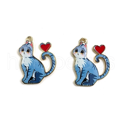 Alloy Enamel Pendants PW-WGBF636-05-1