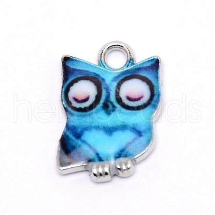 Alloy Enamel Pendants ENAM-TAC0001-35P-02-1