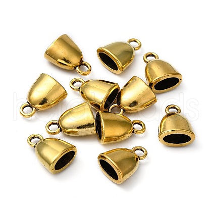 Tibetan Style Cord Ends X-GLF9807Y-NF-1
