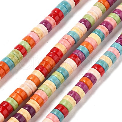 Synthetic Turquoise Beads Strands G-B140-L01-1