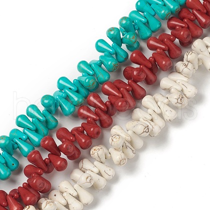 8 Strands Synthetic Howlite Beads Strands G-A211-21-1