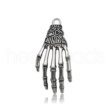 Halloween Theme Tibetan Style Alloy Pendants HAWE-PW0001-073F-1