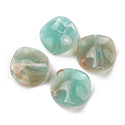 Opaque Acrylic Beads OACR-B013-32G-1