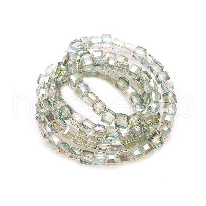 Electorplated Glass Beads EGLA-E006-3A-1