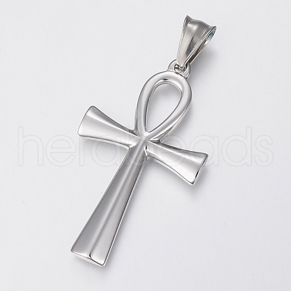 304 Stainless Steel Pendants STAS-H433-02P-1